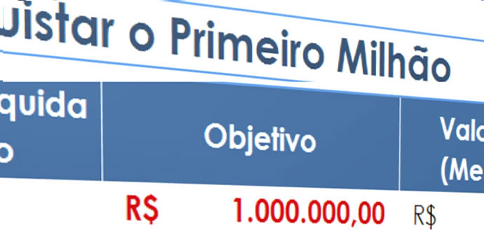 Planilha - Quanto investir para conquistar o primeiro milhão